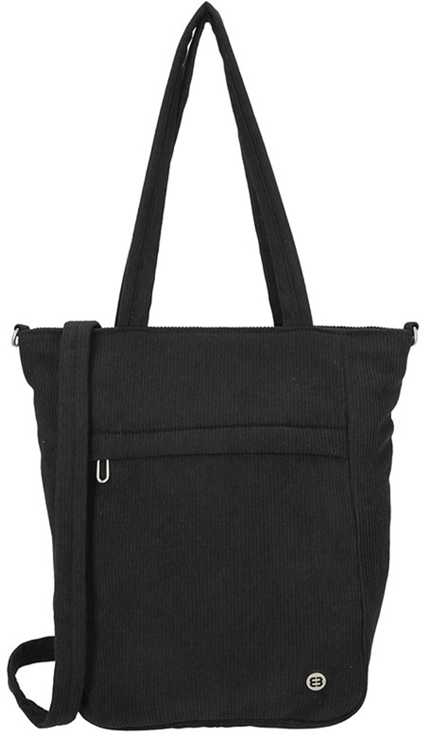 Beagles Corduroy Shopper Schoudertas - Zwart