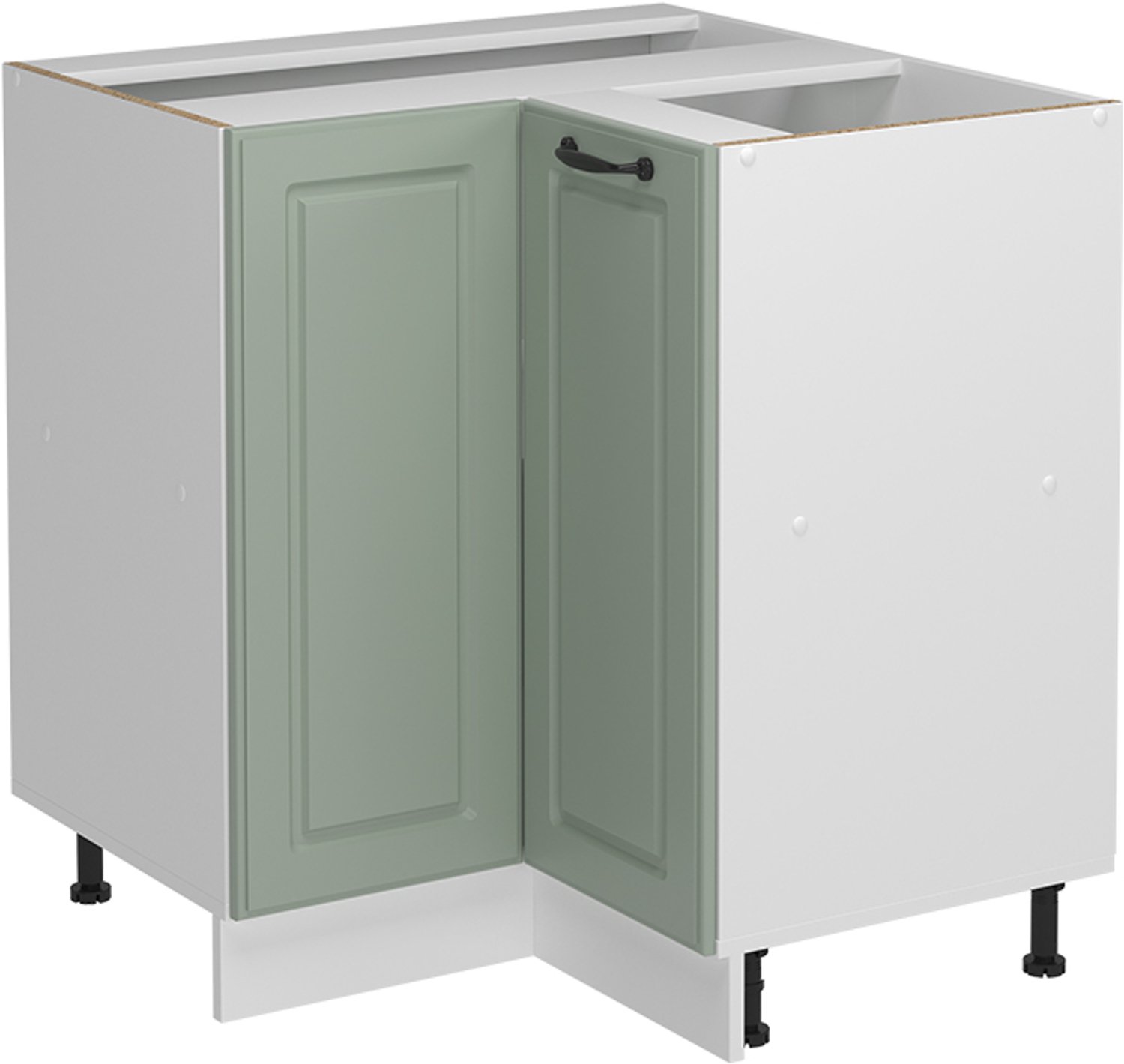 Vicco Hoekkast R-Line, Mint landelijk/Wit, 75.6 cm zonder werkblad