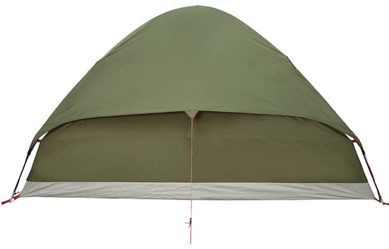 vidaXL Koepeltent - 4-Persoons - Waterdicht - Olijfgroen Kampeertent - Koepeltent - Tent - Buitenleven - Camping van Vidaxl — afbeelding 2