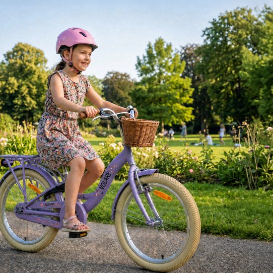 Volare Blossom Kinderfiets - Meisjes - 20 inch - Paars - Shimano Nexus 3 — afbeelding 2