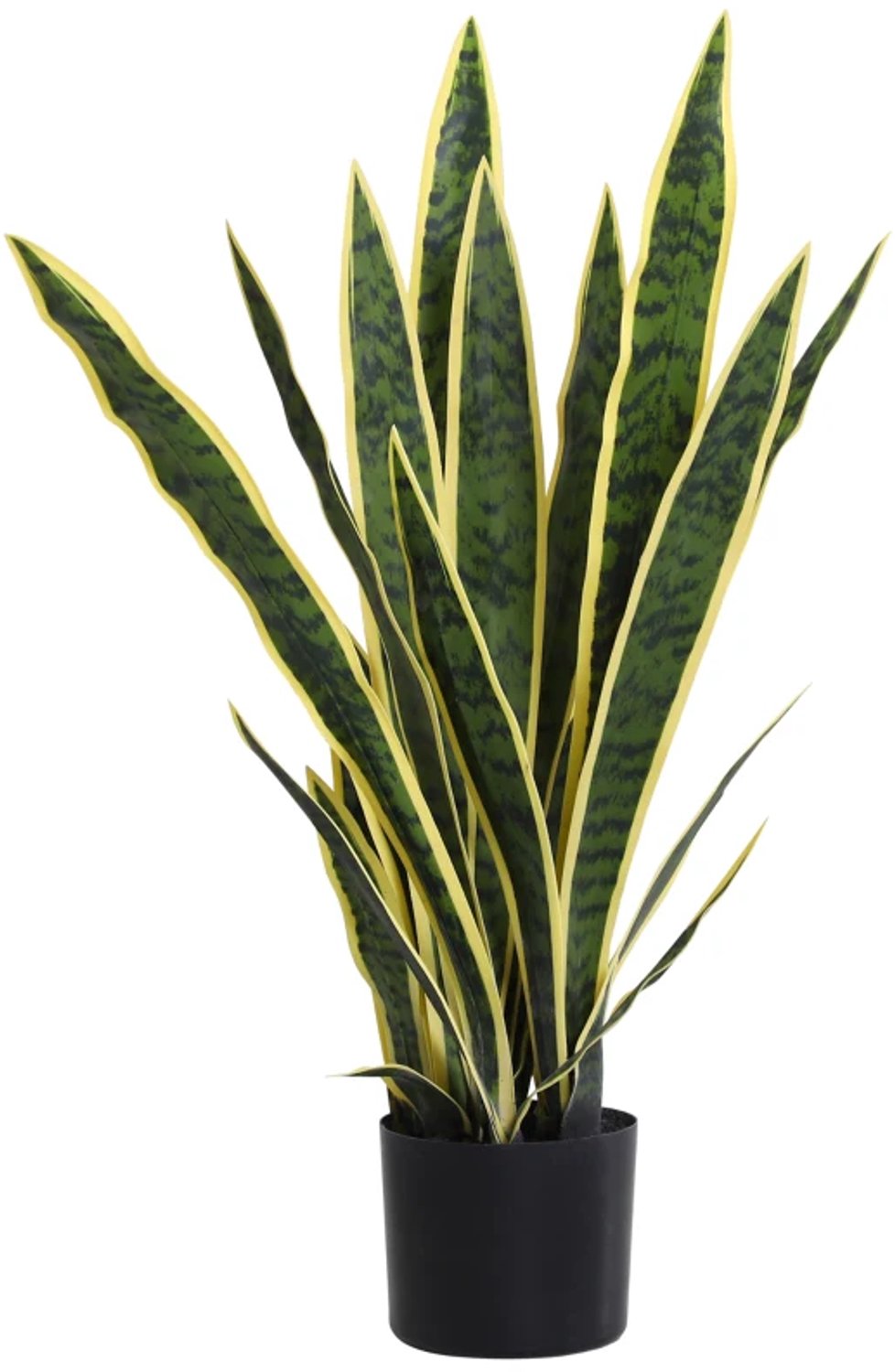 ZYLARO Kunstslangenplant - 77 cm - Inclusief pot - Voor de woonkamer Groen