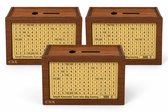 3X CNK- Houten Spaarpot met Aftelmethode – Spaardoos voor Volwassenen – Motiverende Money Box voor Spaardoelen (€500-€10.000) – Stimuleert Spaargewoonte - €500 - €1000 - €2000 - €3000 - €5000 - €10000