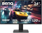 BenQ GW2491P Monitor met Speakers - 24 Inch Full HD IPS Scherm - 120Hz - 1ms MPRT - Eye Care - DisplayPort & HDMI