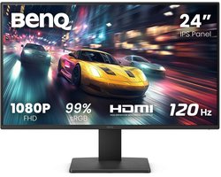 BenQ GW2491P Monitor met Speakers - 24 Inch Full HD IPS Scherm - 120Hz - 1ms MPRT - Eye Care - DisplayPort & HDMI