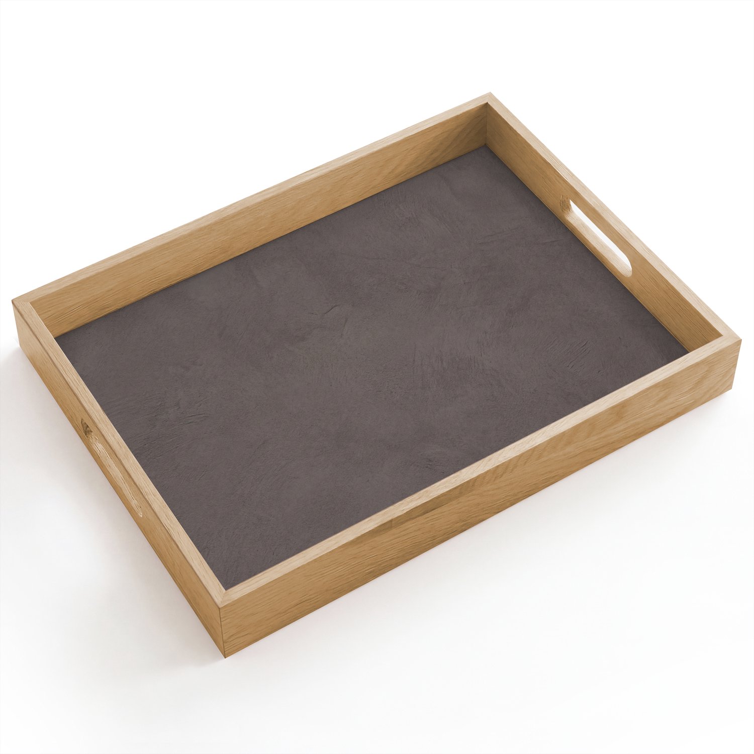 Dienblad hout 40x30 cm - Schootdienblad - Textuur - Grijs - Modern - Abstract - Oppervlak - Borrelplank rechthoek - Plateau dienbladen