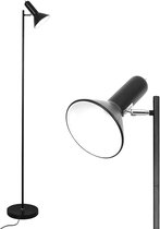 Amdelne Industriële Lampenkap Zwart - 1 Trompet Vloerlamp - fitting E27 MAX60W - excl. lichtbronnen