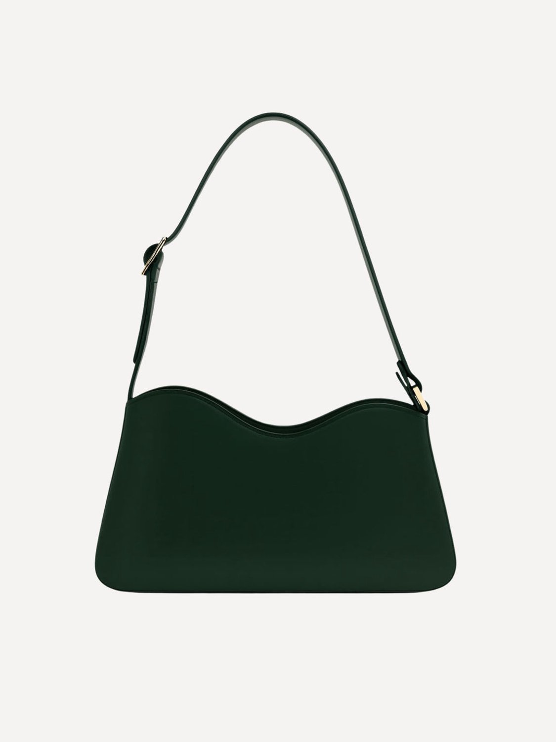PURE Studios MILEVA - Leren schoudertas - Forest Green