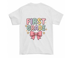 Eerste Klas Shirt – FIRST GRADE – School Outfit – Unisex T-Shirt voor Dames & Heren – Leuk Cadeau voor Kinderen