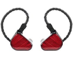 TRUTHEAR Zero: Red - In-Ear Monitors - IEM - 2 Dynamische Drivers - Audiofiele Oordoppen - Verwisselbare Kabel - Universele Pasvorm - Rood