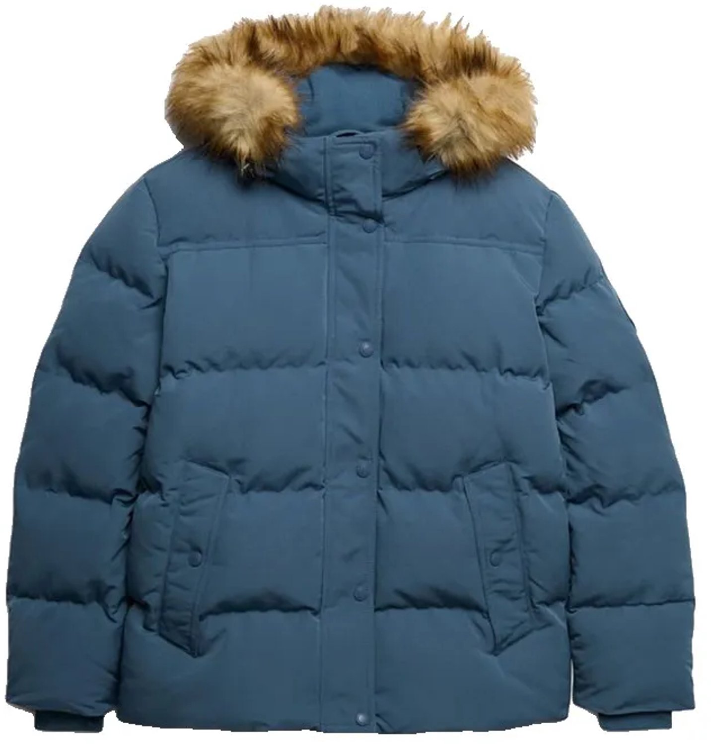 Superdry Everest Classic Puffer Jas Dames Gewatteerde jassen Blauw