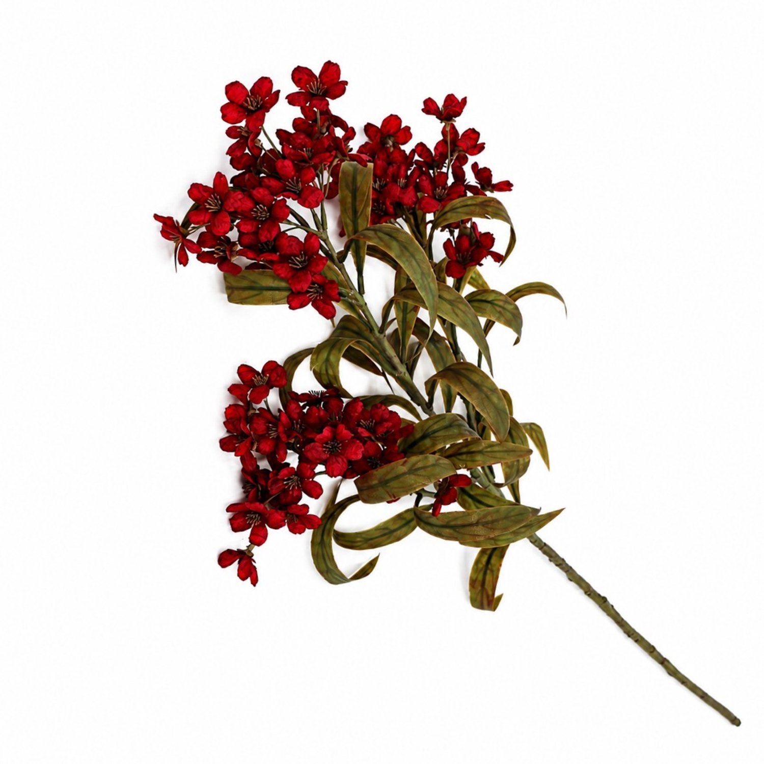 Kunstbloem Daglelie 85cm bordeaux