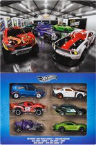 Hot Wheels Metalen Speelgoedauto's en Trucks - Set van 6 HW Legends Voertuigen