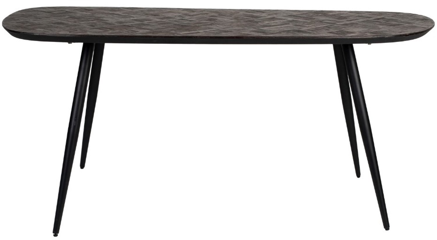 Puur Brianna ovale eettafel - donkerbruin