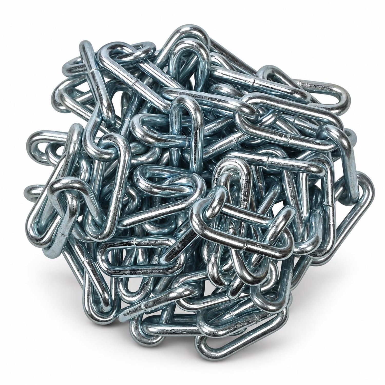 Metalen ketting - 6 mm draaddikte - 3 meter - Zilverkleurig - 1 stuk