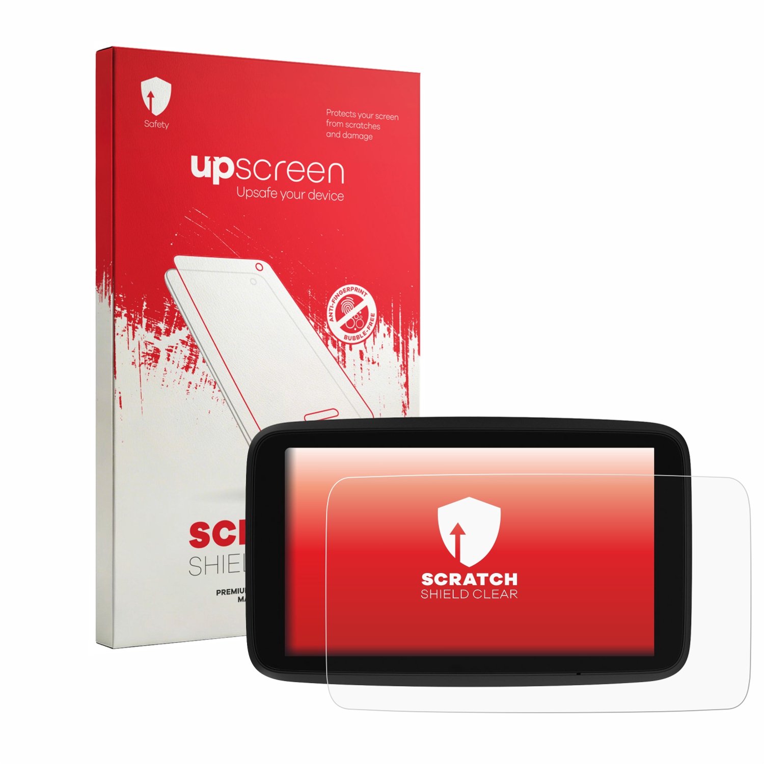 upscreen - Screenprotector voor TomTom GO Professional 5" - Folie Beschermfolie transparant