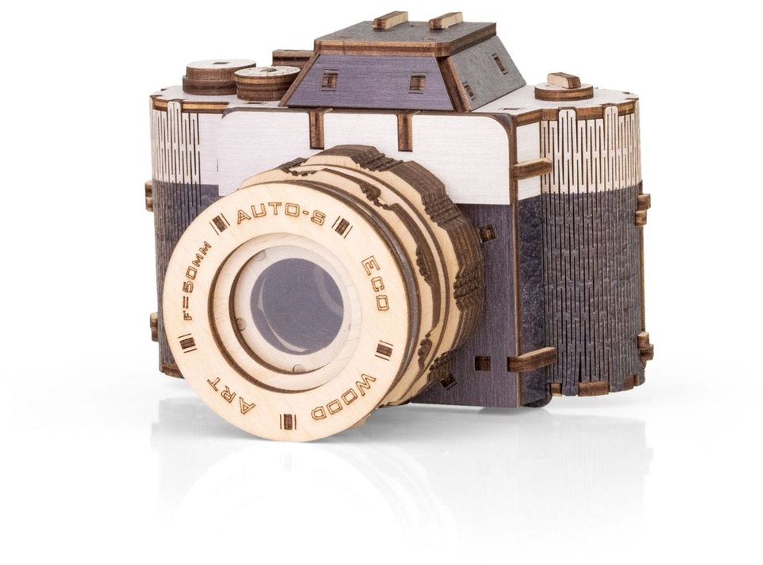 Eco Wood Art (EWA) 3D Houten Puzzel, Camera, 4776, 14,4x10,2x14,7cm