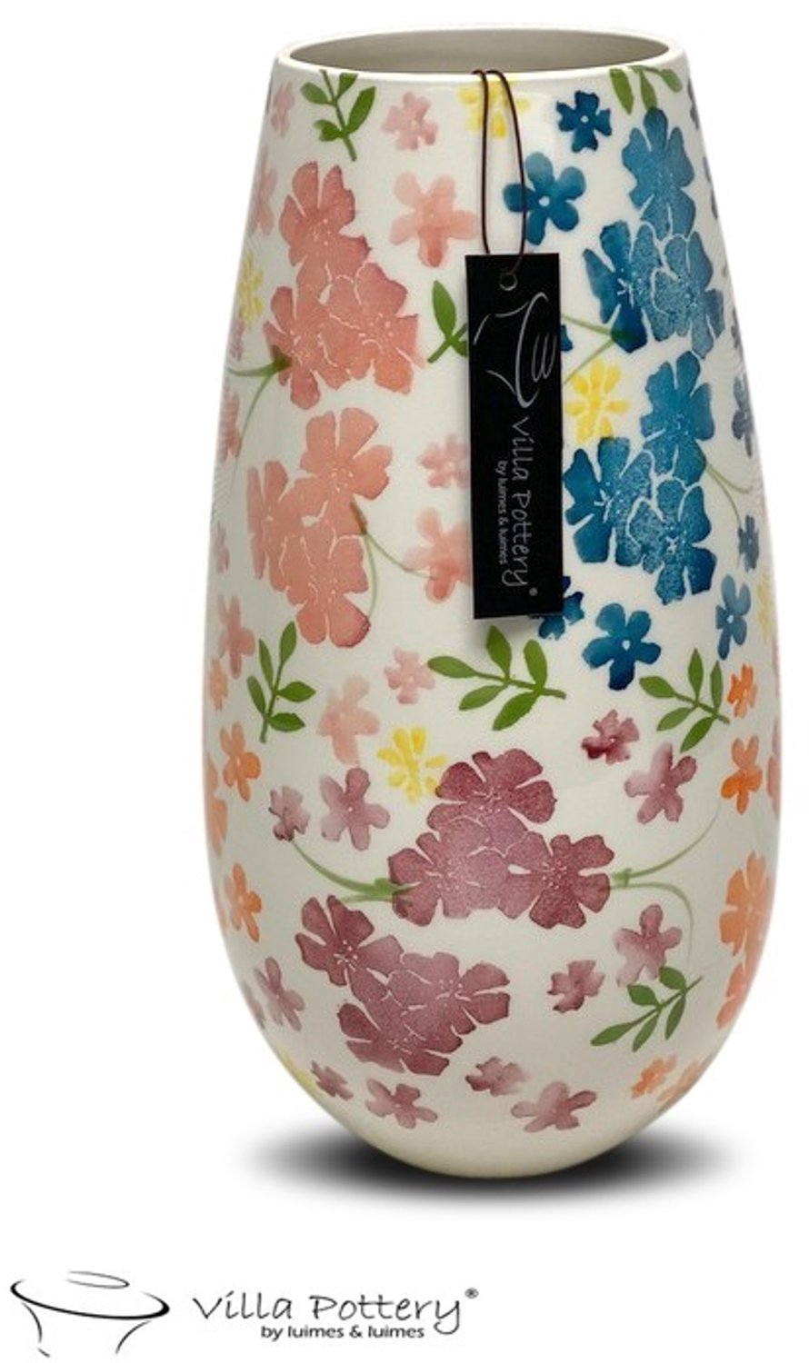 Villa Pottery Jardin vaas 35 cm rood