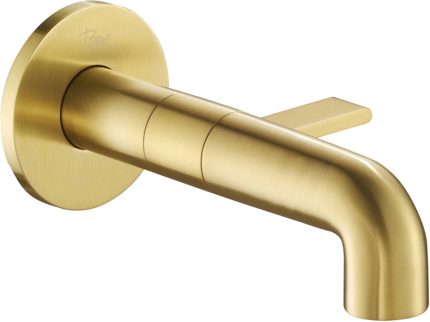 Ben Anello Small wand fonteinkraan geborsteld messing PVD