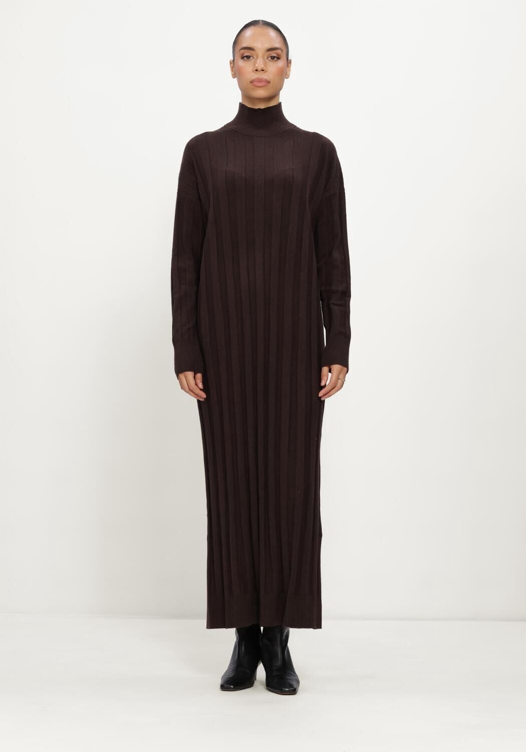 INWEAR Tessiw Kellsie Dress Dames - Jurk - Bruin - Maat M