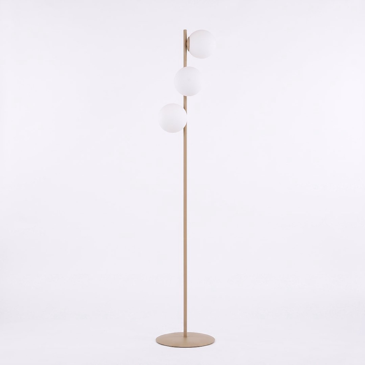 Emibig MAGNUS LP3 MOKKA OPAL - Modern vloerlamp voor sfeervolle verlichting