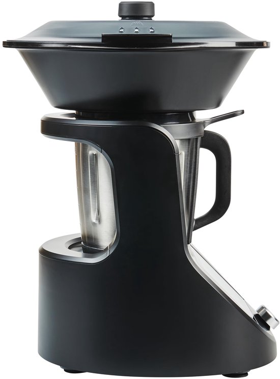 keukenmachine met kookfunctie, universele keukenmachine met wifi en weegschaal, multifunctionele keukenrobot voor het koken, lcd-display met touch-toetsen — afbeelding 3