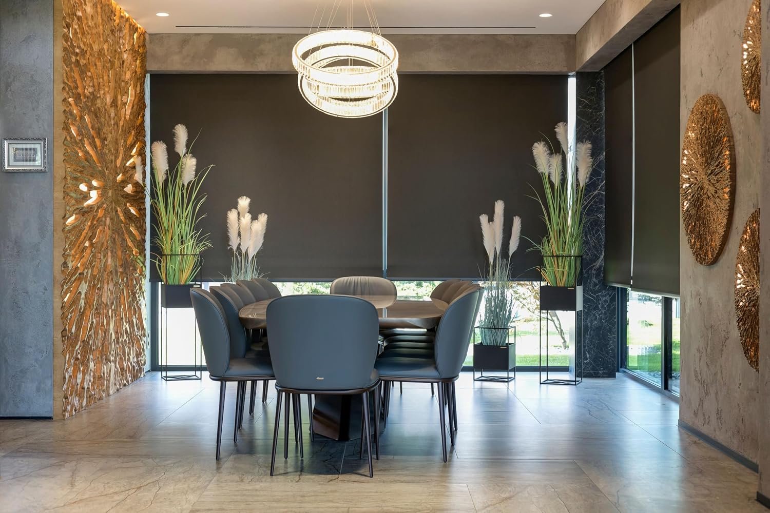 verduisteringsrolgordijn 1400x1400mm - zonder boren - zilveren thermische coating - directe verduistering - Vemera