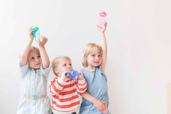 Nuby Beker Mini Easy Grip Aqua 180ml 4mnd+ van Nûby — afbeelding 3