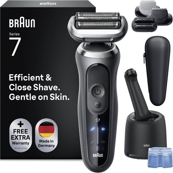 Braun Series 7 72-G7865CC - Elektrisch Scheerapparaat voor mannen - SmartCare Center - Baardtrimmer Opzetstuk - 100% Waterdicht thumbnail 2