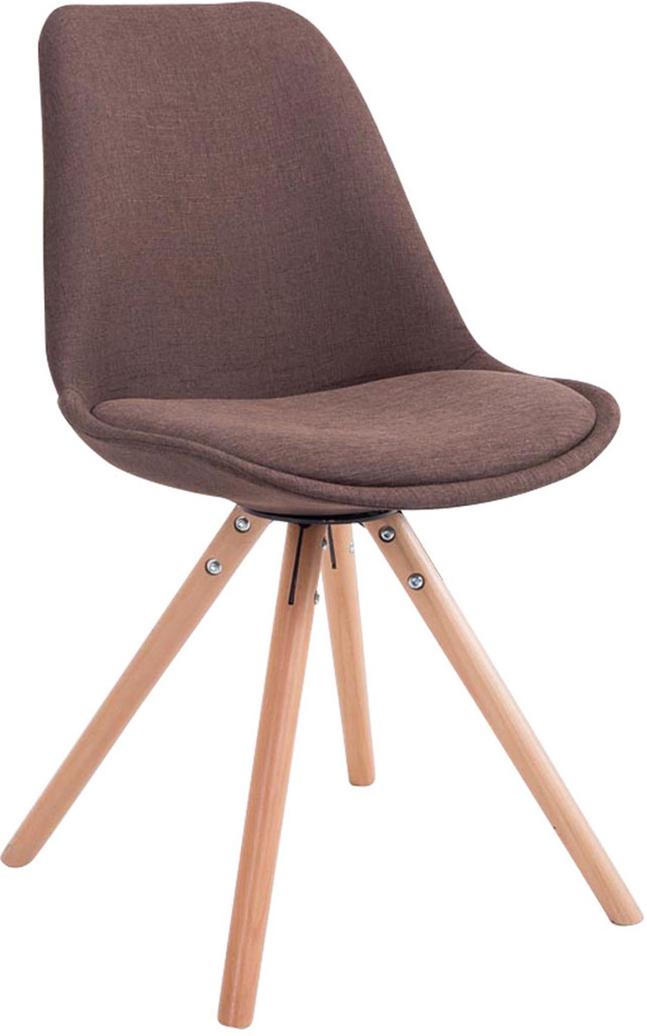 Luxe Comfort Bezoekersstoel - Stof - Bruin