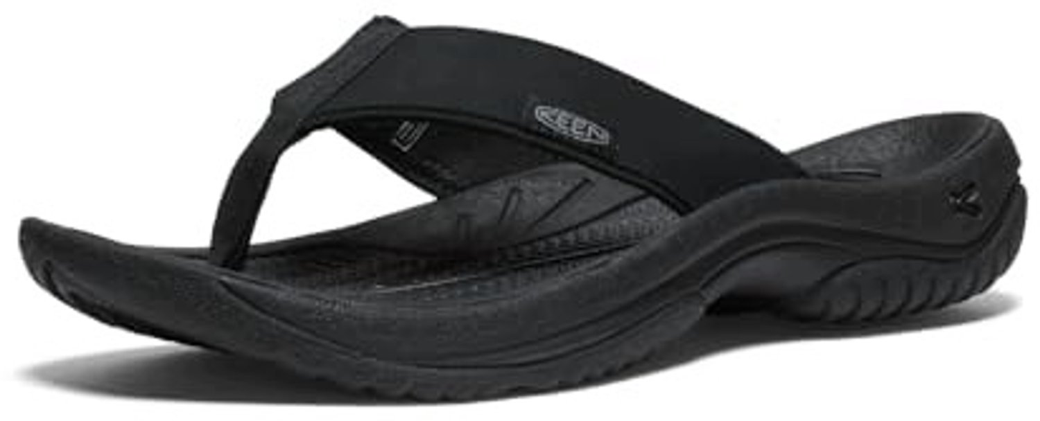 KEEN Kona Flip TG Heren Slippers /Staalgrijs Zwart
