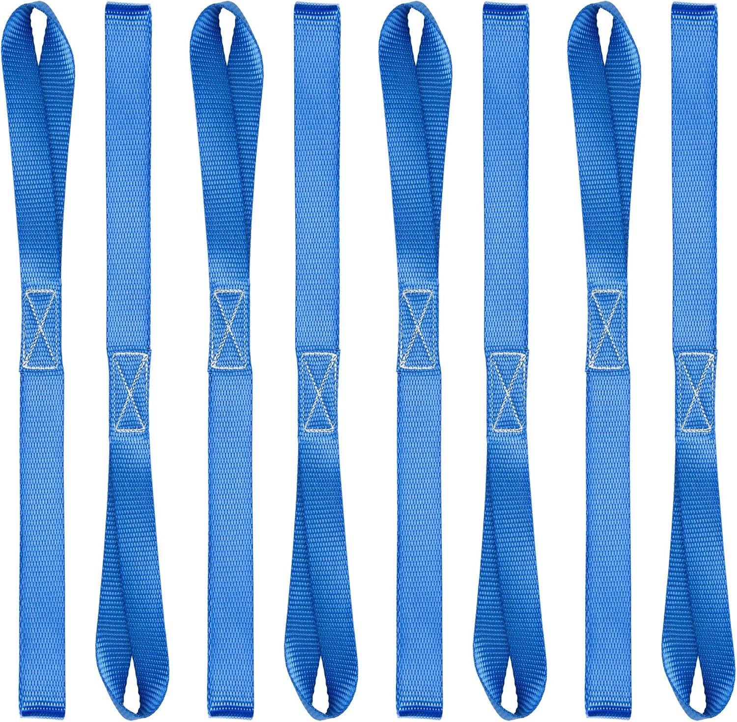 Lus stropdasriemen in blauwe kleur, 8pk x 18", 350lbs