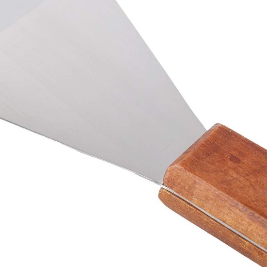 Kookspatel set, 3 stuks, anti-aanbaklaag antislip spatels voor Tamagoyaki, pizza, biefstuk, groen en oranje, keukengerei, voedselveilig — afbeelding 2