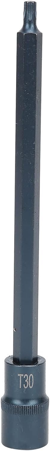 Schroevendraaier Bit Socket Ster Schroevendraaier Bit Socket /2in Gelegeerd Staal Roestvrij Handgereedschap voor RatelsleutelT30 Schroevendraaier Bit Set Socket Bit (T30)