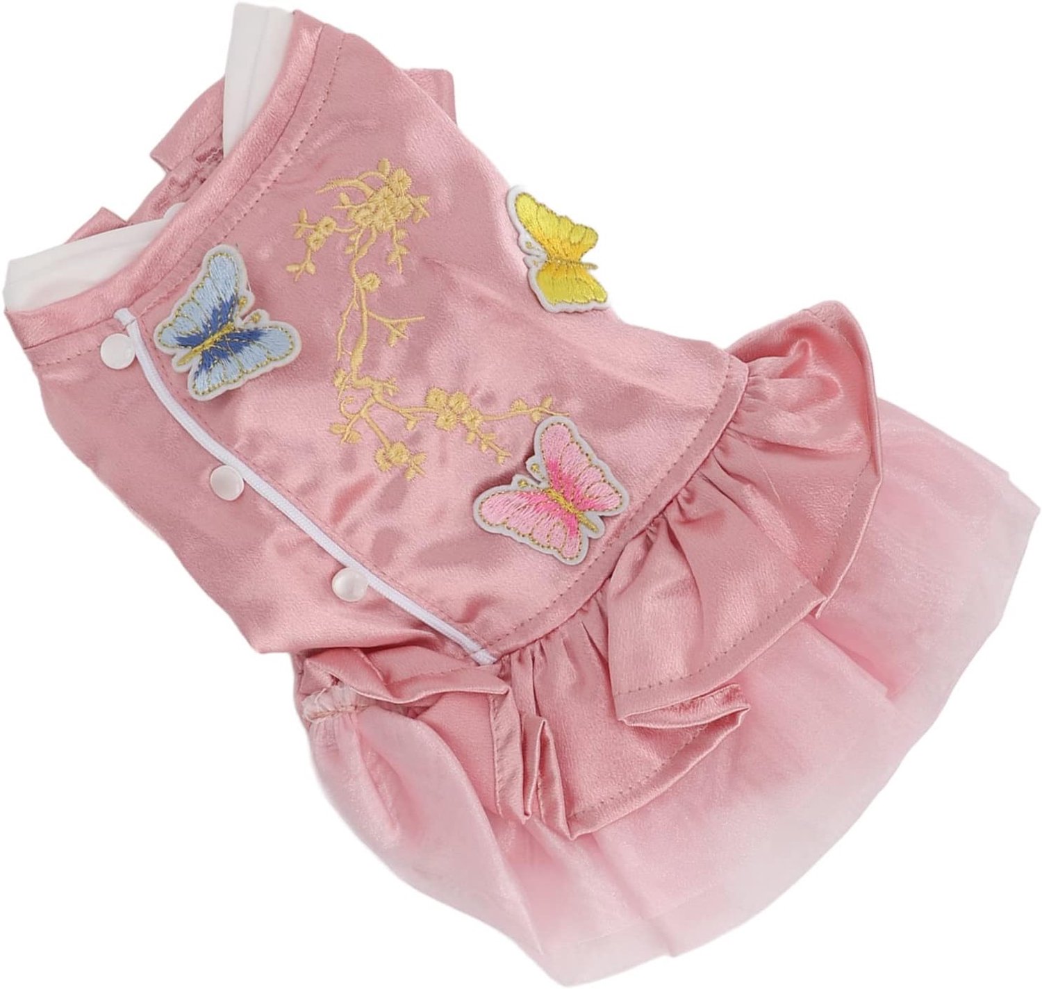 Huisdier Chinese Stijl Kleding Zacht Satijn Hond Cheongsam Pak