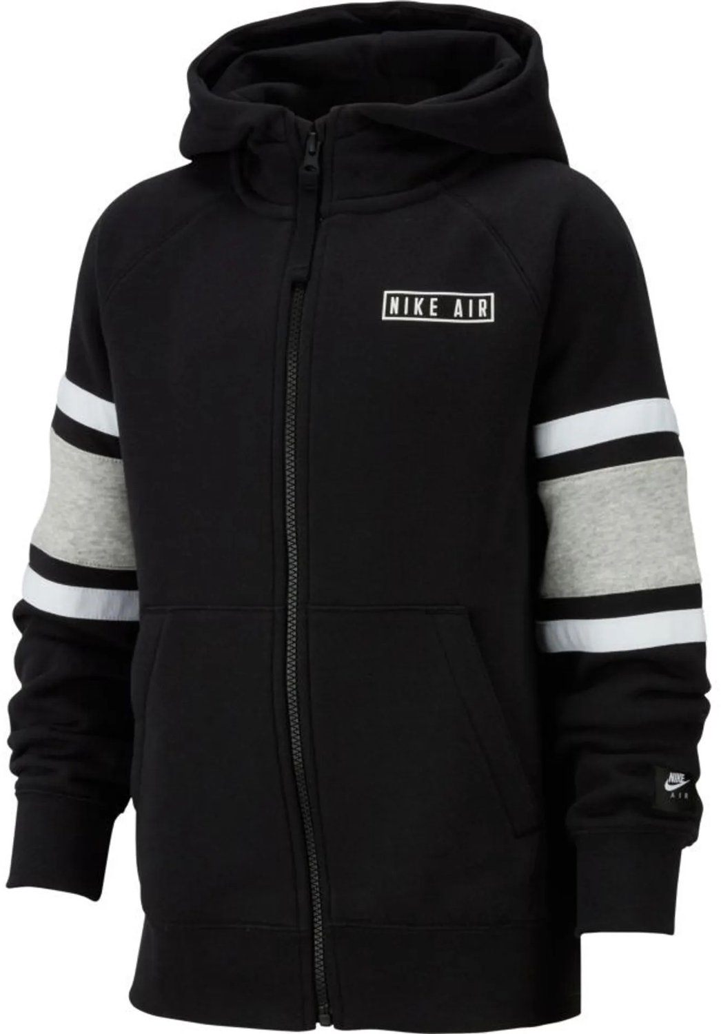 Nike Air Kids Full-Zip Hoodie Jongens/Meisjes Vest Zwart