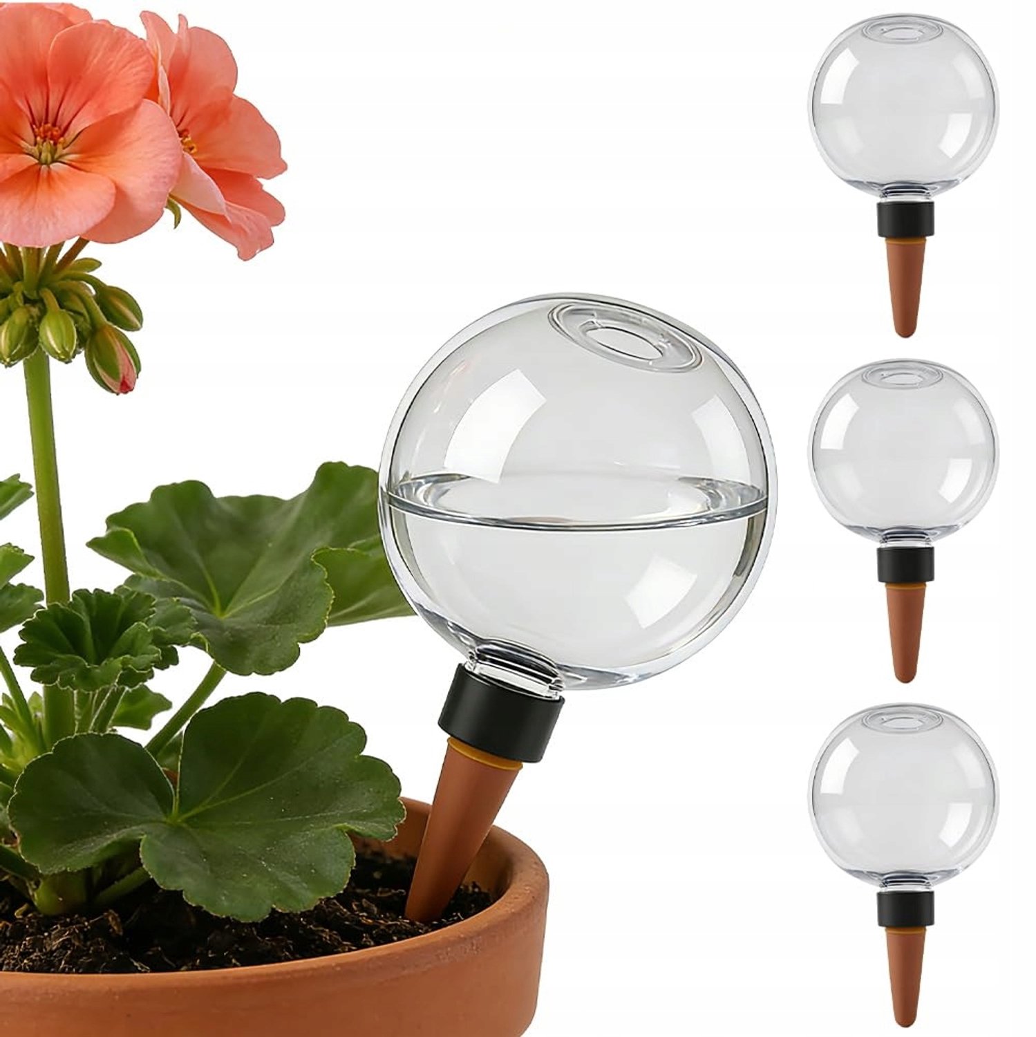 4x Automatische Planten Watergevers 500ml - Zelfwaterend
