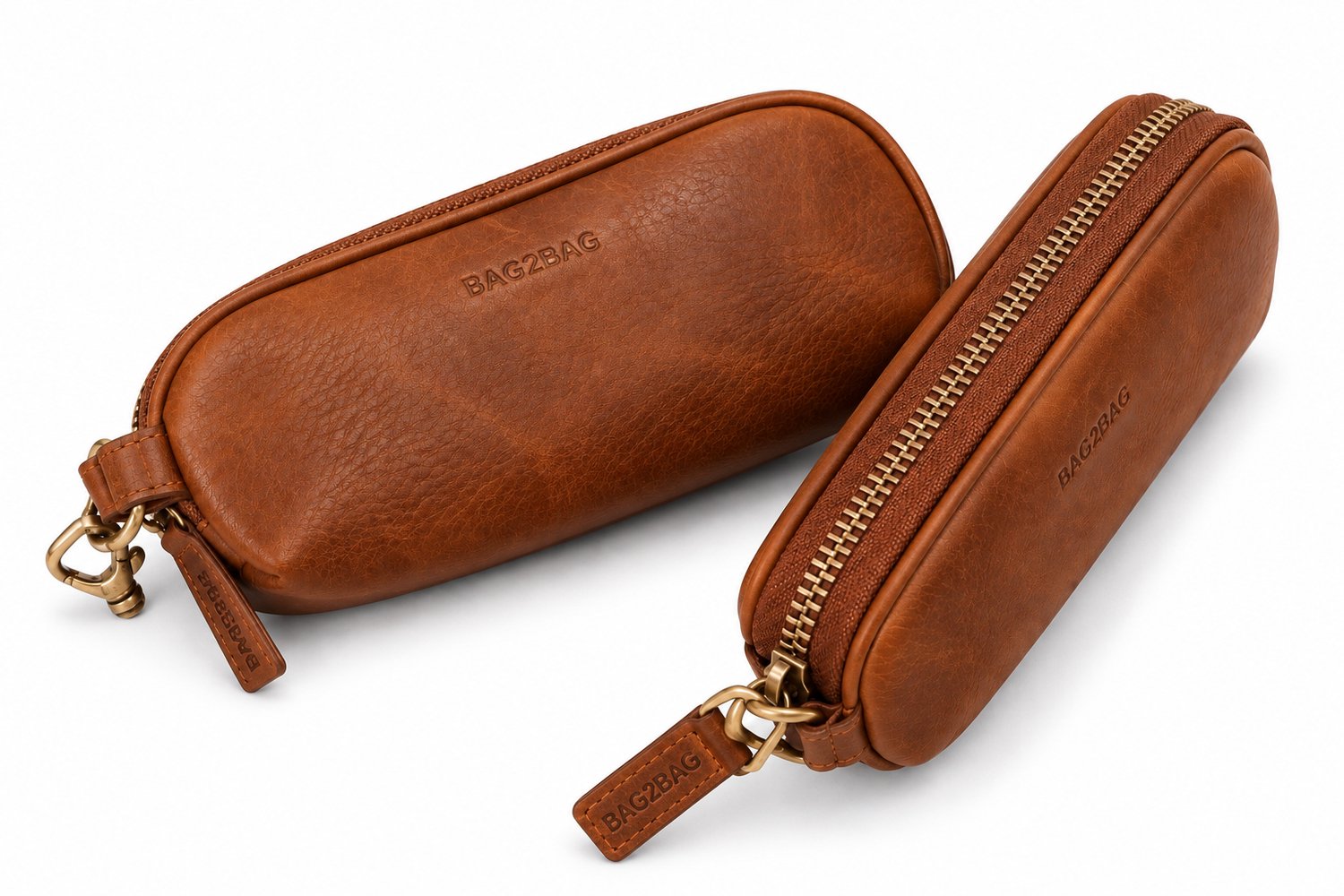 Bag2Bag Glass Case Brillenkoker - Cognac