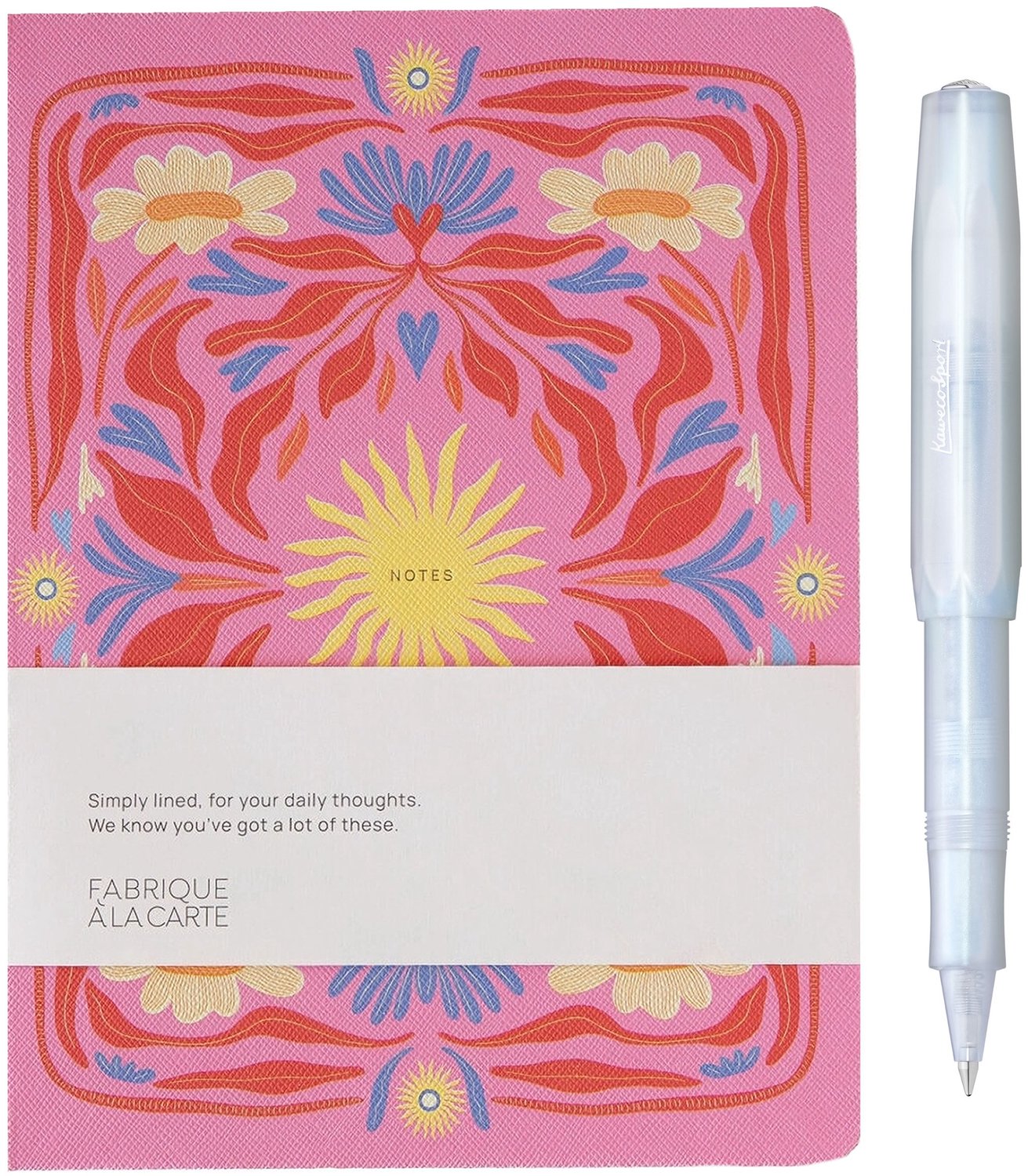 Kaweco - Sport - Gel Roller - Lunar Light Blue - Fabrique - Notitieboek - gelineerd Sun Pink