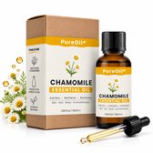 PureOil - Kamille Olie - 50ml - Etherische Olie - Voor Haar | Huid | Gezicht | Scalp | Nagels | Diffuser - 100% Puur, Natuurlijk & Vegan