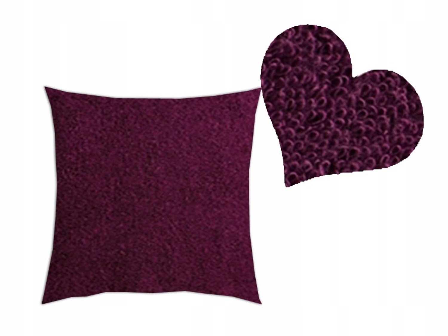 Merkloze Frotte Kussensloop 40x40 cm met Rits
