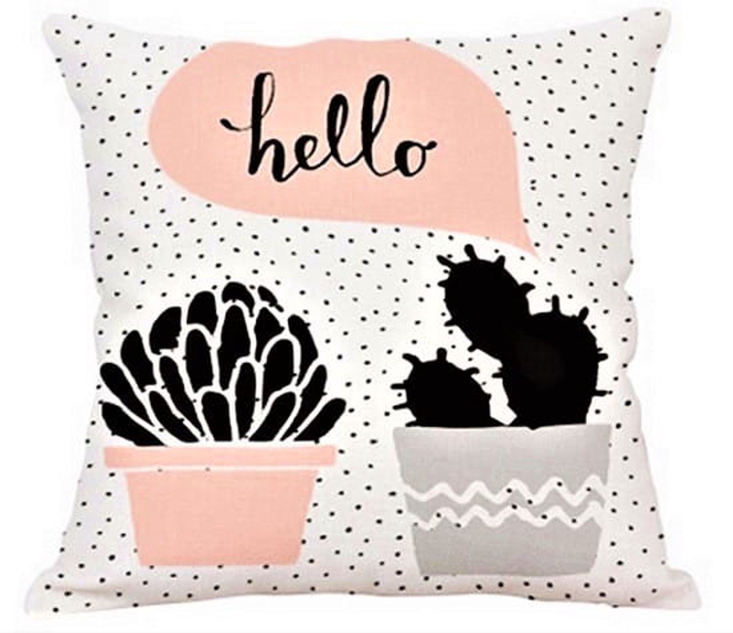 Decoratieve Kussenhoes Cactus 45x45 cm - Stijlvol Woontextiel