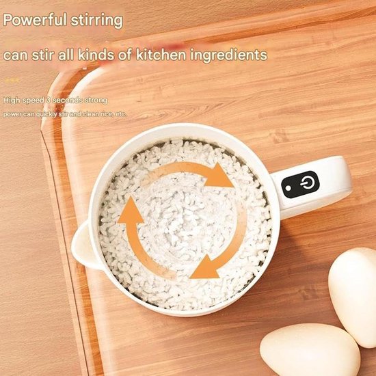 2-in-1 Draadloze Mixer en Zeef — afbeelding 3