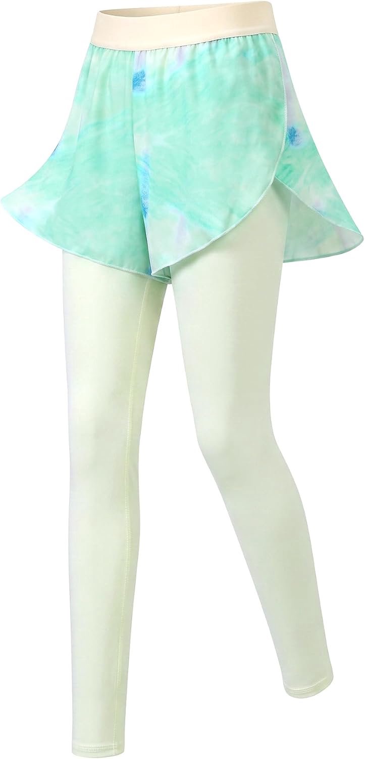 Leggings 2 in 1 Sneldrogende Sportbroek Kinderen 5-13 Jaar