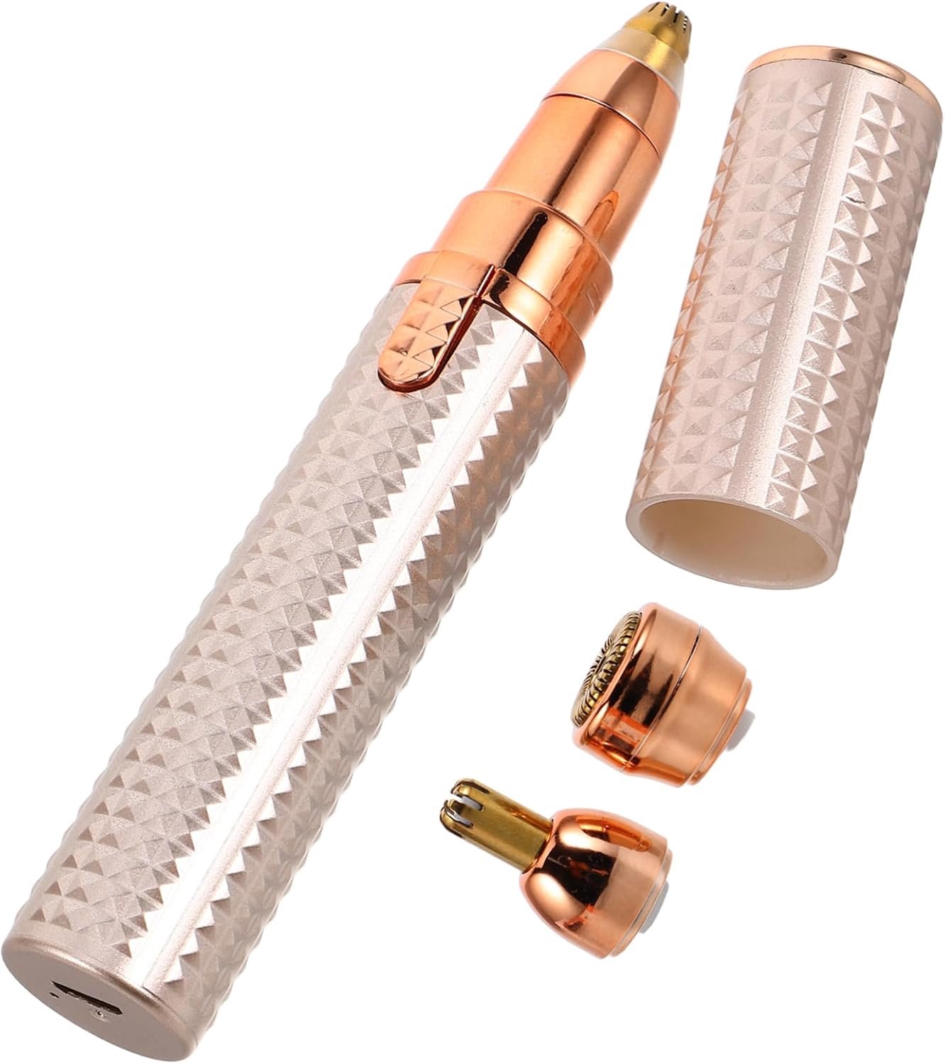 1 Set Wenkbrauwtrimmer Neushaartrimmer Gezichtshaarverwijderaar Voor Dames Gezichtshaar Verwijderen Voor Vrouwen Gezichtshaartrimmer Voor Dames Buikspieren Gouden