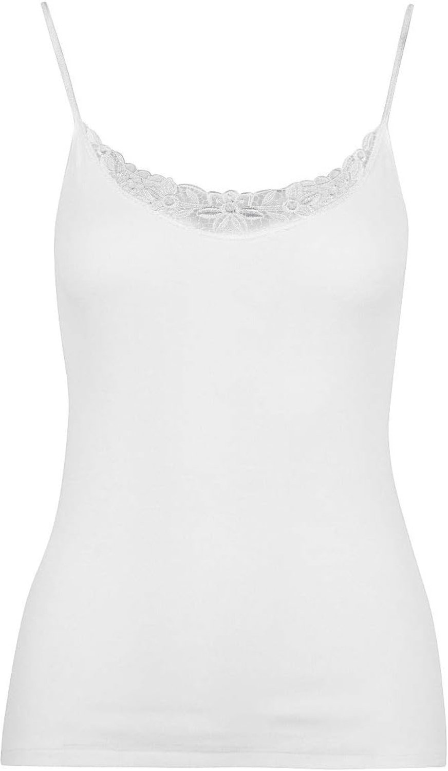 Damesbovenstuk, smal, 100% mako-katoen - - Small