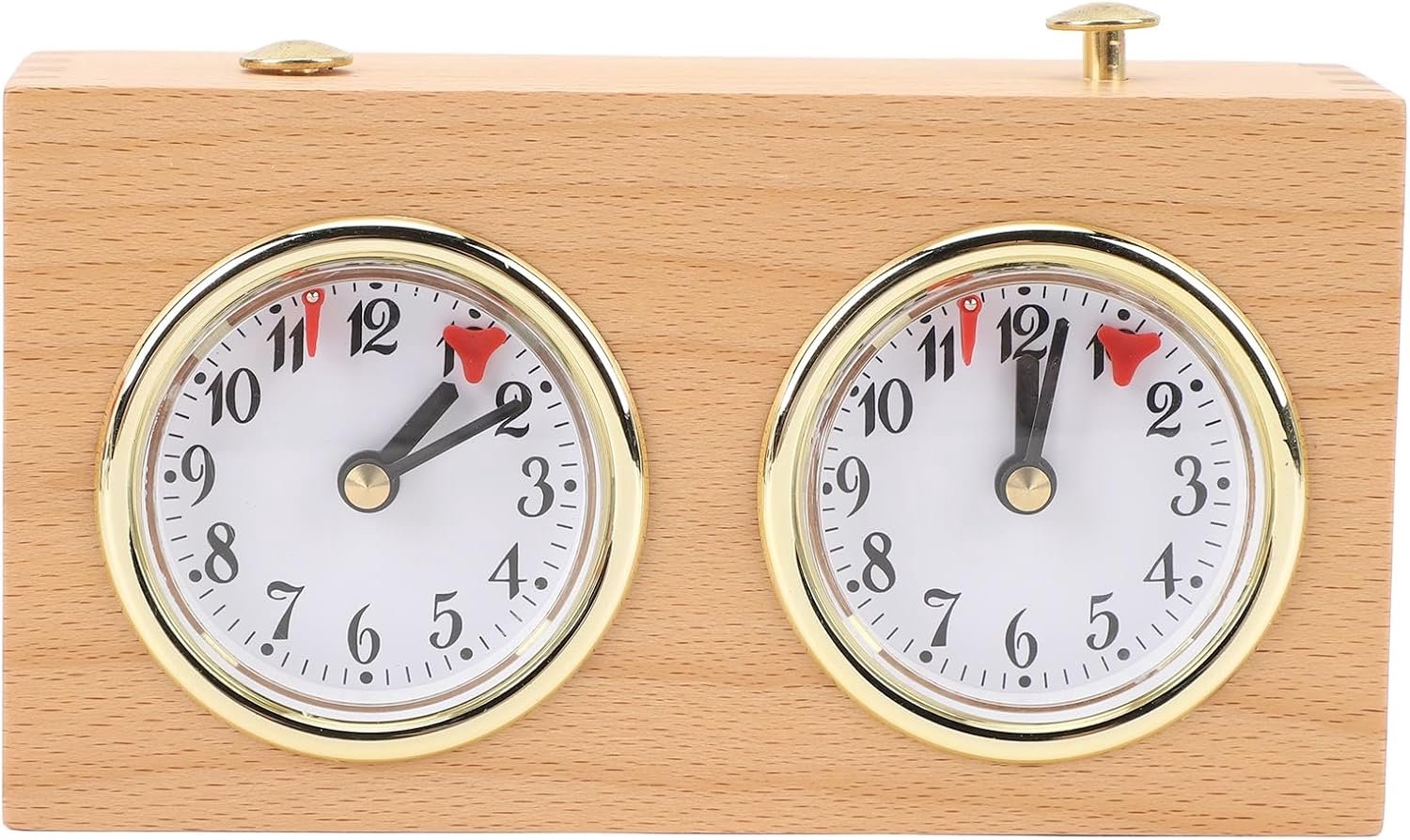 Schaaktimer Analoge Opwindbare Schaakkloktimer voor Schaken Chinees Schaakspel Zonder Batterij Ontwerp voor Wedstrijdtraining Thuisgebruik