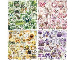 Aesthetic Stickerset voor Scrapbooks, Laptops, Waterflessen, Skateboards en Notebooks - Creatieve Decoratie voor Persoonlijke Projecten