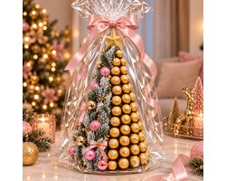 Luxe Ferrero Rocher Kerstboom – Roze & Goud