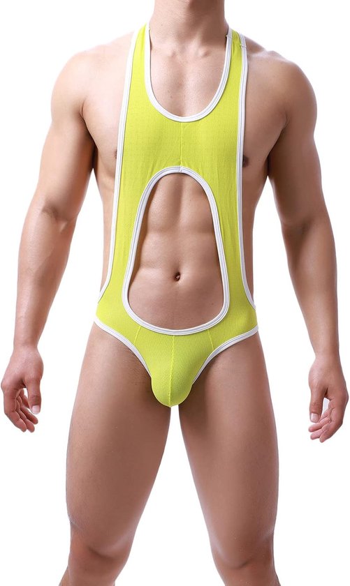 Sexy herenondergoed, samengesteld, sexy mesh, ademende herenslips, onderbroek — afbeelding 5