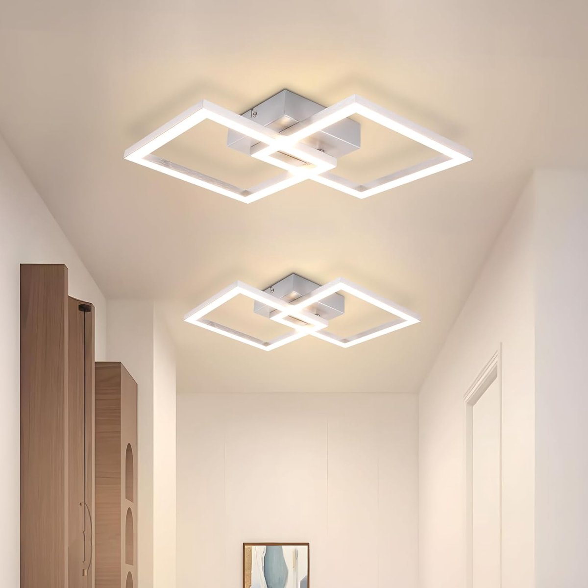 Plafondlamp LED plafondlamp woonkamer 2er modern design